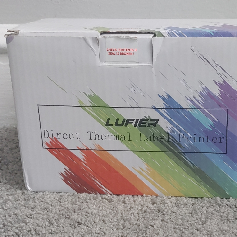 Shipping label printer